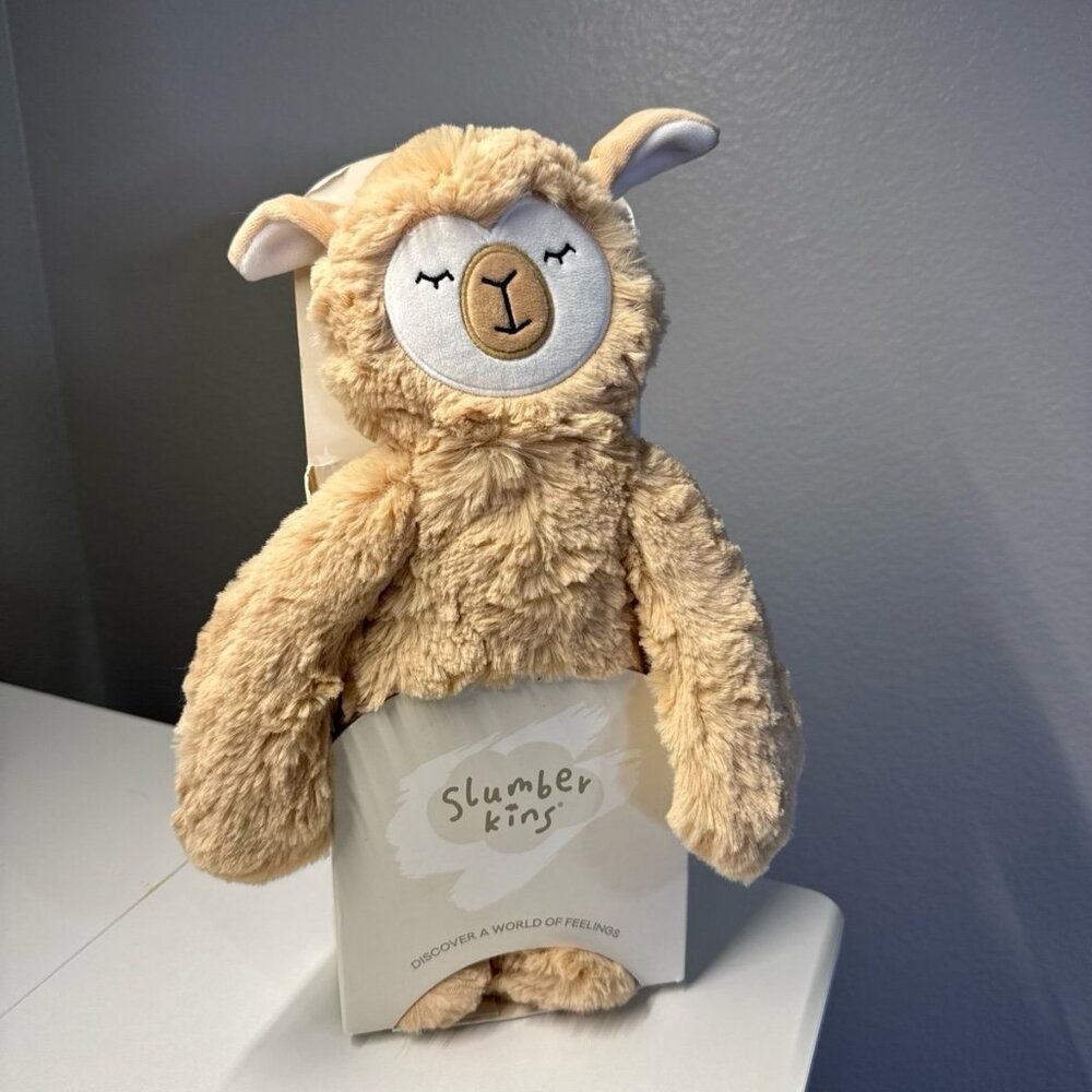 Slumberkins Alpaca Plush Lovey Soft Stuffed Toy Honey L Midi NEW